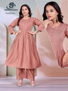 Anshima Vol 1 By Sankheswer Vertican Kurti With Bottom Wholesalers In Surat